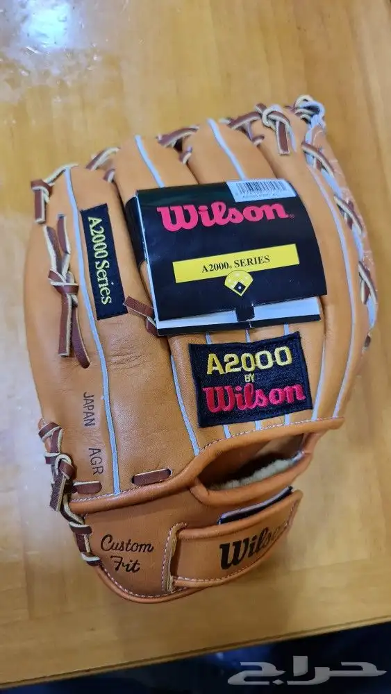 قفاز لعبة بيسبول أصلي صناعة يابانية جلد طبيعي 0