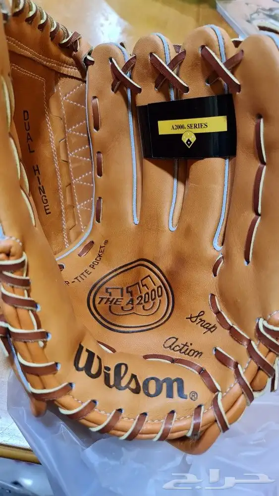 قفاز لعبة بيسبول أصلي صناعة يابانية جلد طبيعي 4