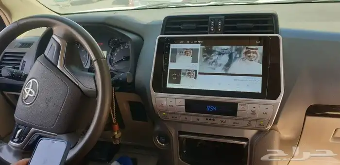 شاشة برادو 2018 2019 مع كامره خلفيه 1