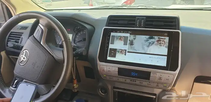 شاشة برادو 2018 2019 مع كامره خلفيه 2