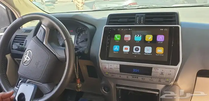 شاشة برادو 2018 2019 مع كامره خلفيه 4