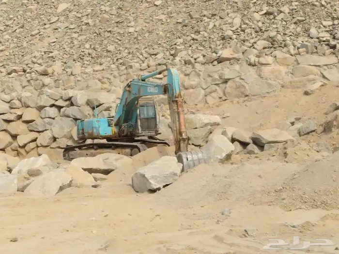 بوكلين للايجار ومعلم بنيان حجر وتخريم الصخور 4