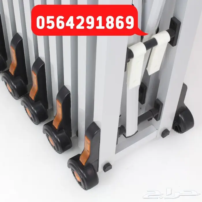 حواجز معدنية متحركة قابلةللتمدد تنظيميةبكفرات 8