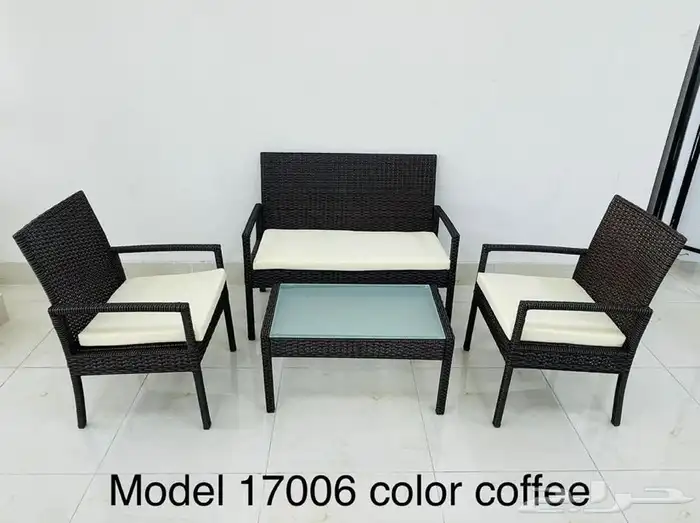 كنب للحدائق والجلسات الخارجية و الكوفيهات تخفيض قوي 0