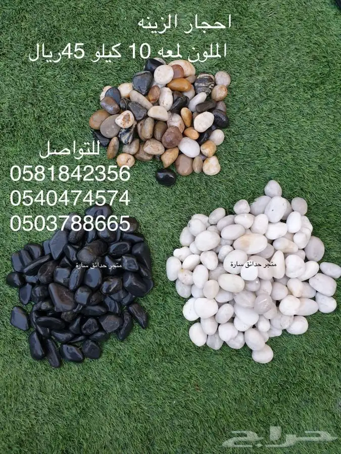 احواض حوض تربه بتمس تعليقات اكسورات حديقه بذور احجار حجر 41