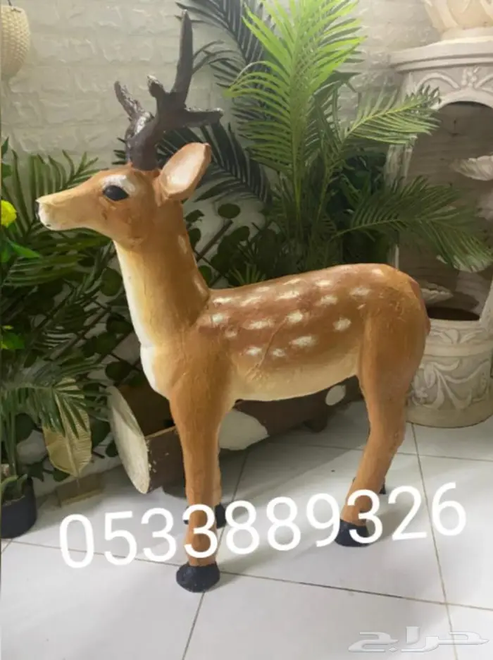 مجسمات غزلان وطيور للحدائق والاستراحات 0