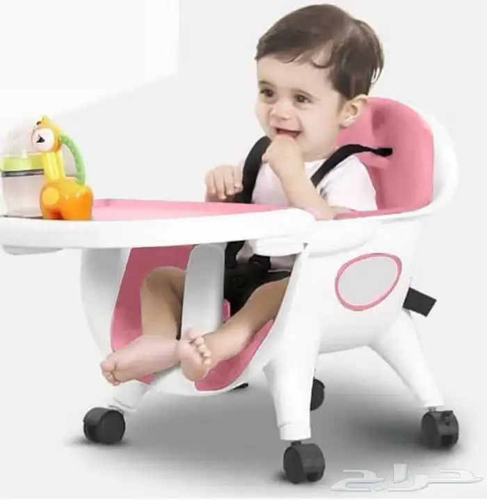 كرسي مع طاولة طعام للاطفال 1