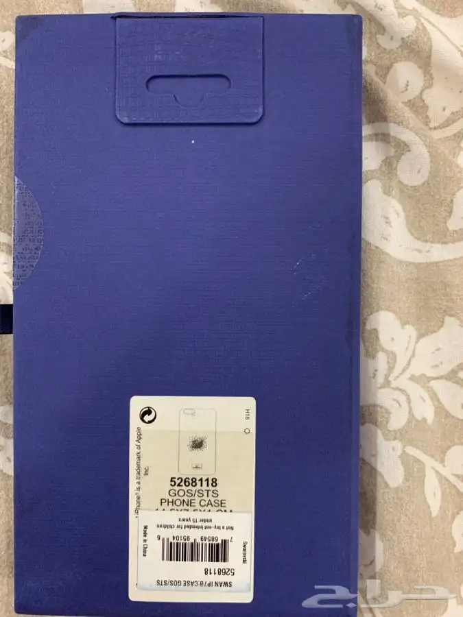 ك ر جوال أيفون شفاف صلب ماركة سوارفسكي اصلي ولم ي ستخدم 1