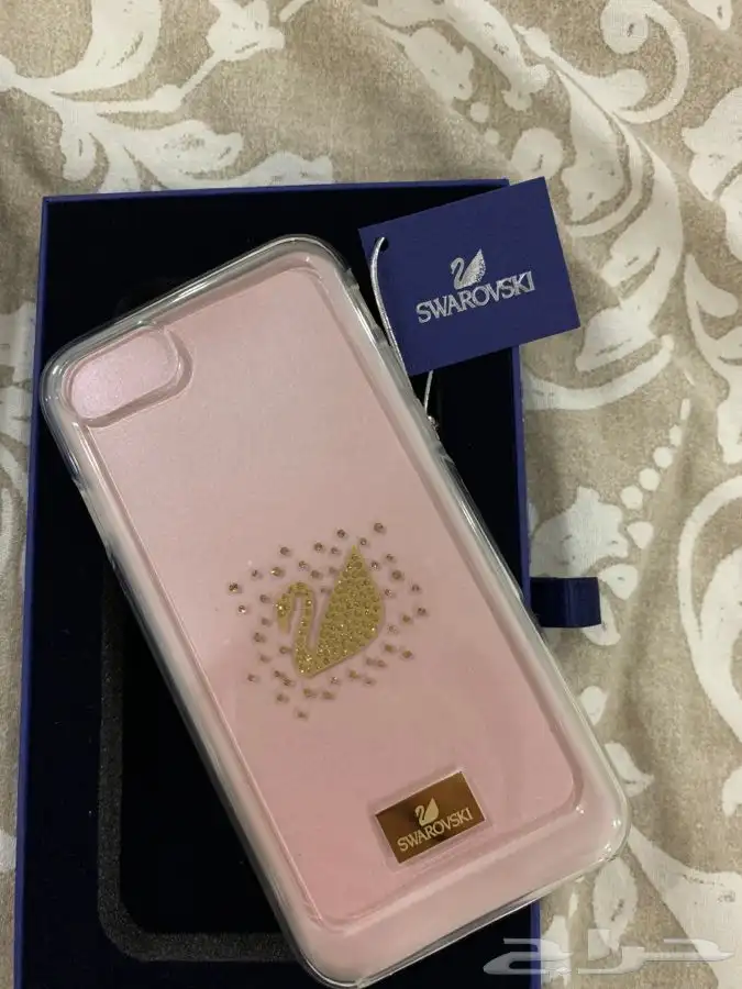 ك ر جوال أيفون شفاف صلب ماركة سوارفسكي اصلي ولم ي ستخدم 2