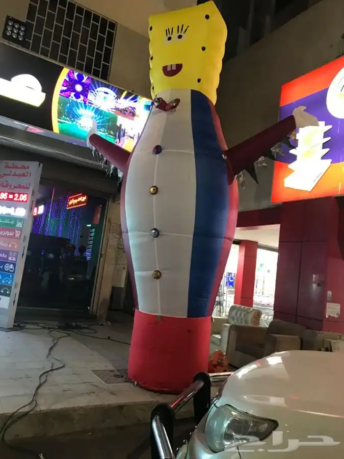 بالون راقص وليزرات لأفتتاح المحلات قوس بالون شرار ممر ملكي 1