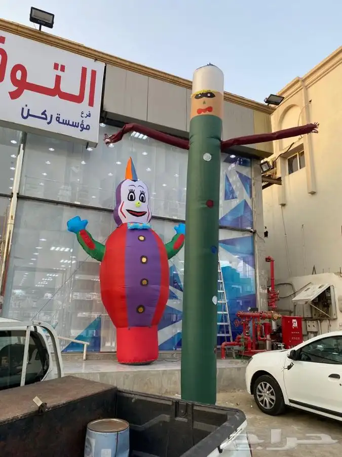 بالون راقص وليزرات لأفتتاح المحلات قوس بالون شرار ممر ملكي 4