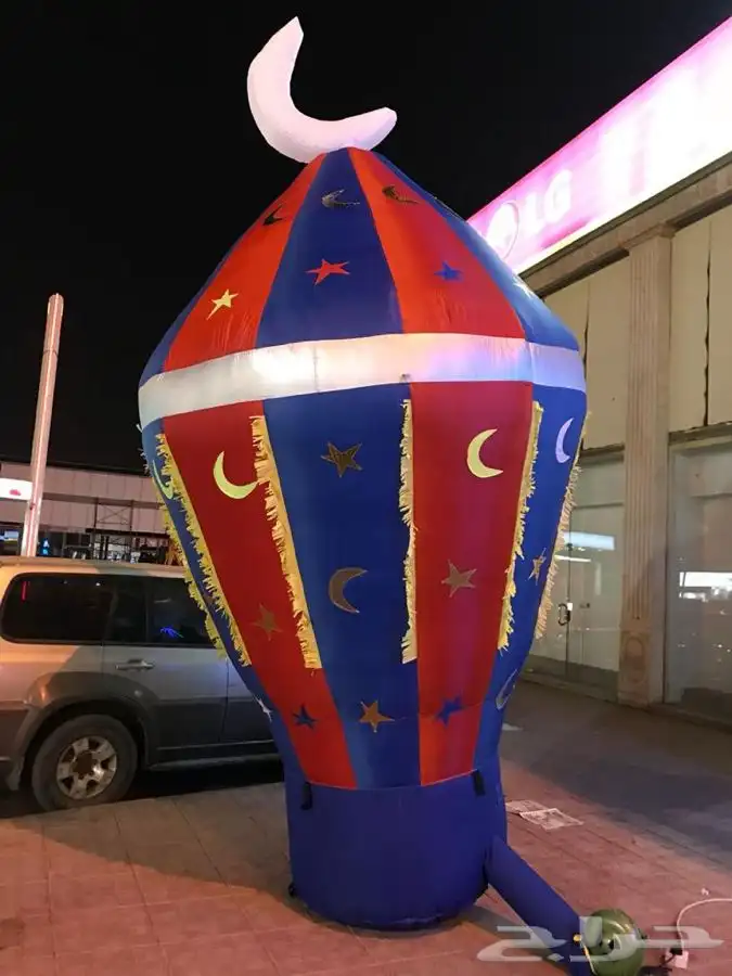 بالون راقص وليزرات لأفتتاح المحلات قوس بالون شرار ممر ملكي 20