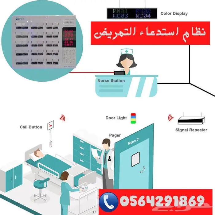 جهاز نداء لاسلكي للشركات والمطاعم والمستشفيات 1