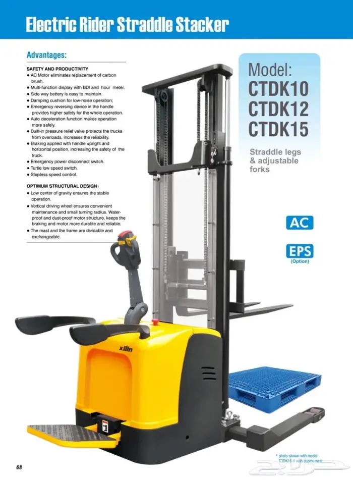 فوركلفت ورافعات شوكية كهربائية جديدة للبيع 1