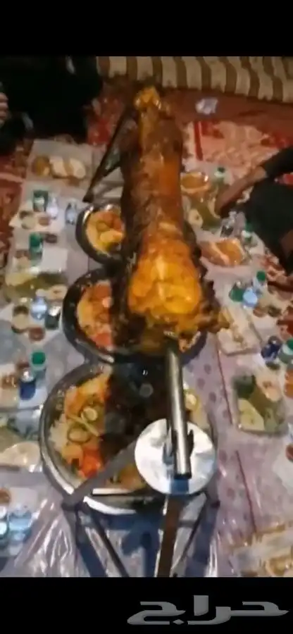 شوي الخروف بموقعك علي السيخ 17