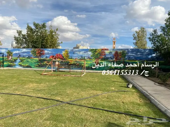 رسام وخطاط مناظر طبيعية 7