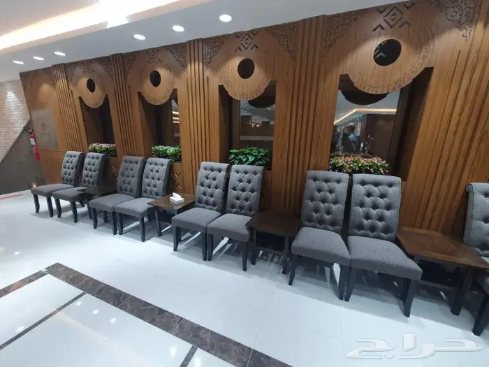 تصنيع طاولات وجلسات مطاعم وأبواب خشبية مع ديكورات وحفر cnc 35
