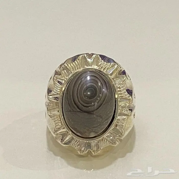 خاتم سليماني طبيعي مع فخامة الصياغه 3