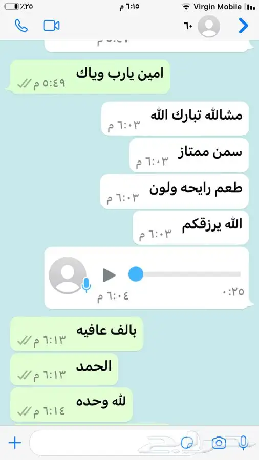 سمن غنم ابيض صافي 7