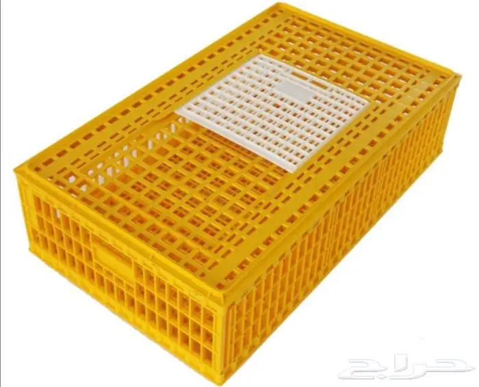 شبك نقل دجاج قفص نقل الطيور اصفر 0