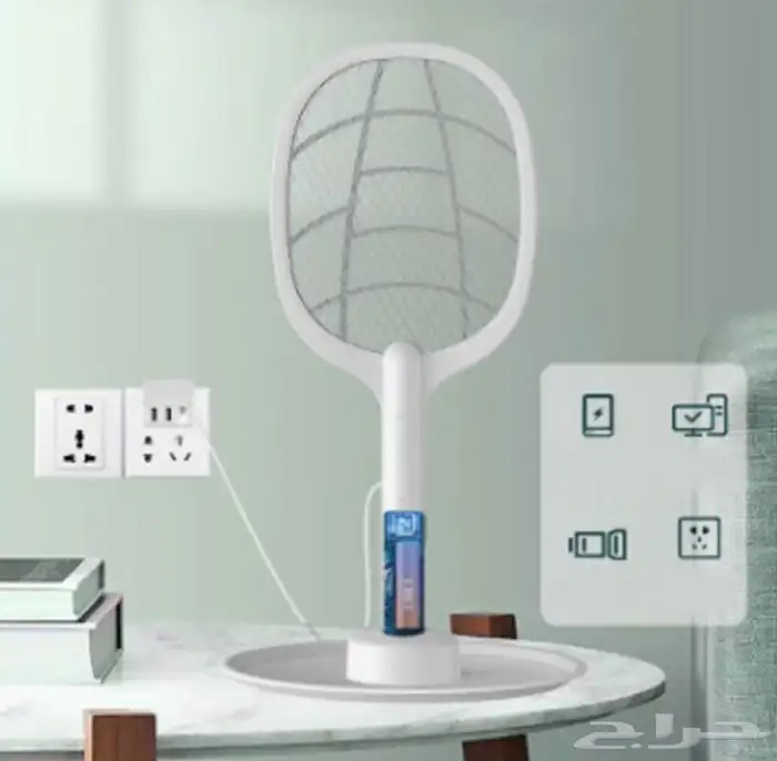 مضرب صاعق ذباب قابلة لاعادة الشحن المطورة 0