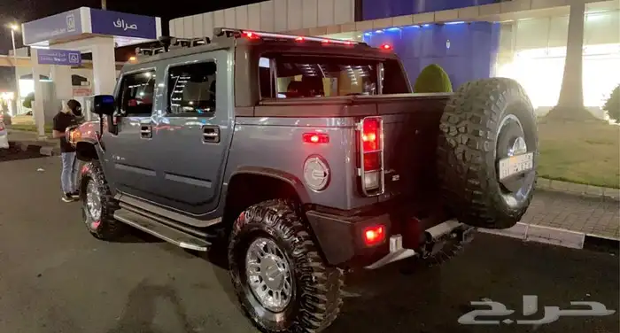 همر H2 2008 حوض الجميح مخزن بلوحة مميزة ه م ر 3