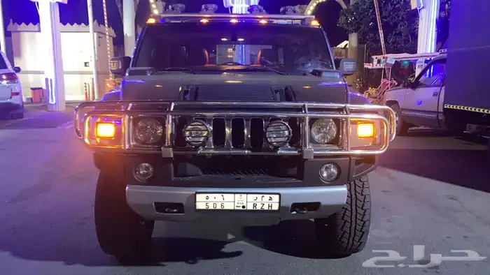 همر H2 2008 حوض الجميح مخزن بلوحة مميزة ه م ر 6