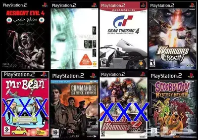 العاب سوني 2 PS2 منسوخة كوبي اشرطة 40