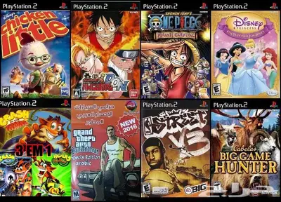 العاب سوني 2 PS2 منسوخة كوبي اشرطة 63