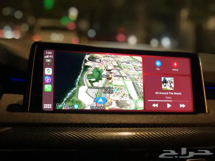 اضافة ابل كاربلي لسيارات بي ام دبليو CarPlay 3
