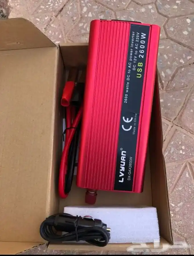 محول كهرباء سياره 2600 واط 4