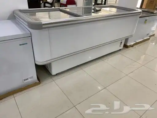 فريزرات مسطحه سحاب أفقي زجاج 6