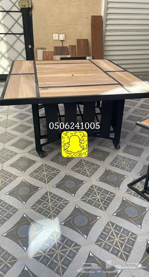 طاولات او منقد تدفئه سيراميك للحدايق ومنقل على الحطب 92