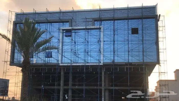 تركيب زجاج سيكوريت زجاج استركشر ستركشر قواطع درايش المنيوم 28