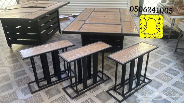 طاولات او منقد تدفئه خارجيه سيراميك مشبات منقل حدايق 49