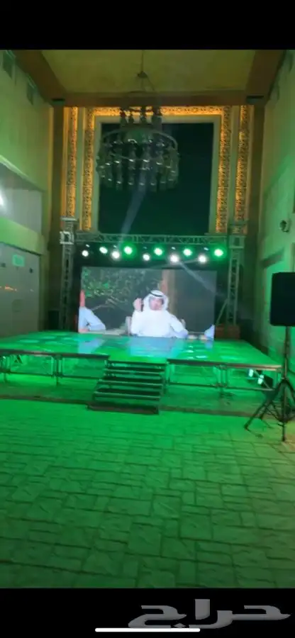 تجهيز إضاءه تنسيق الحفلات تنظيم المؤتمرات مسرح تراس شاشه 9