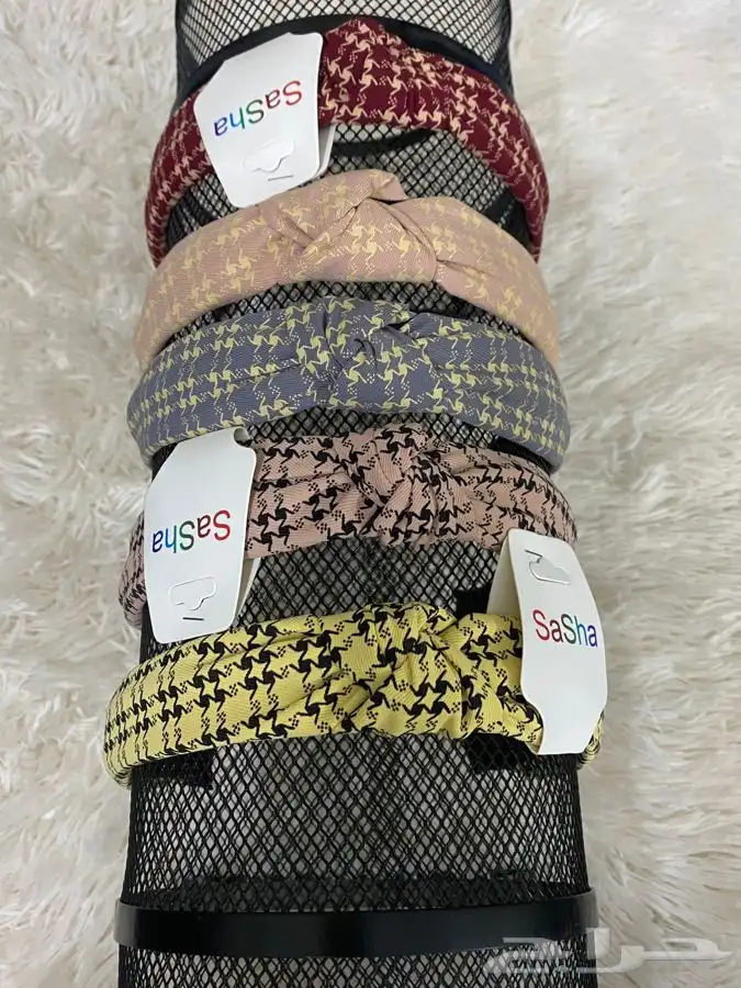 ربطات شعر واطواق 4
