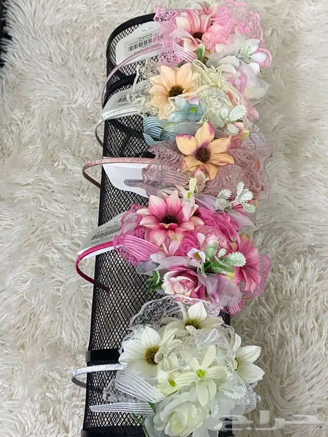 ربطات شعر واطواق 13