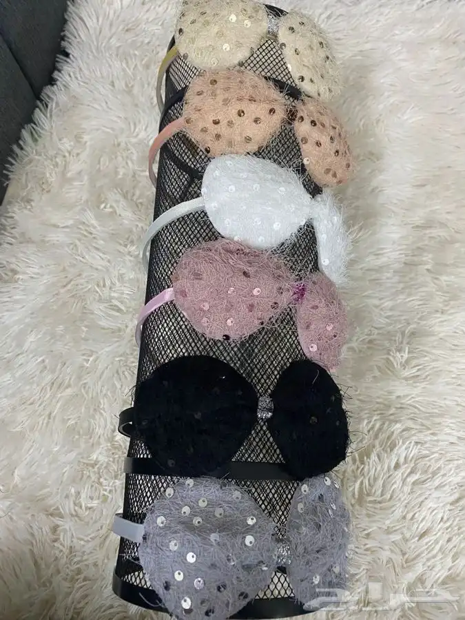 ربطات شعر واطواق 12