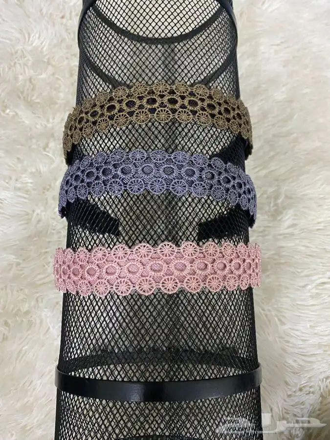 ربطات شعر واطواق 3