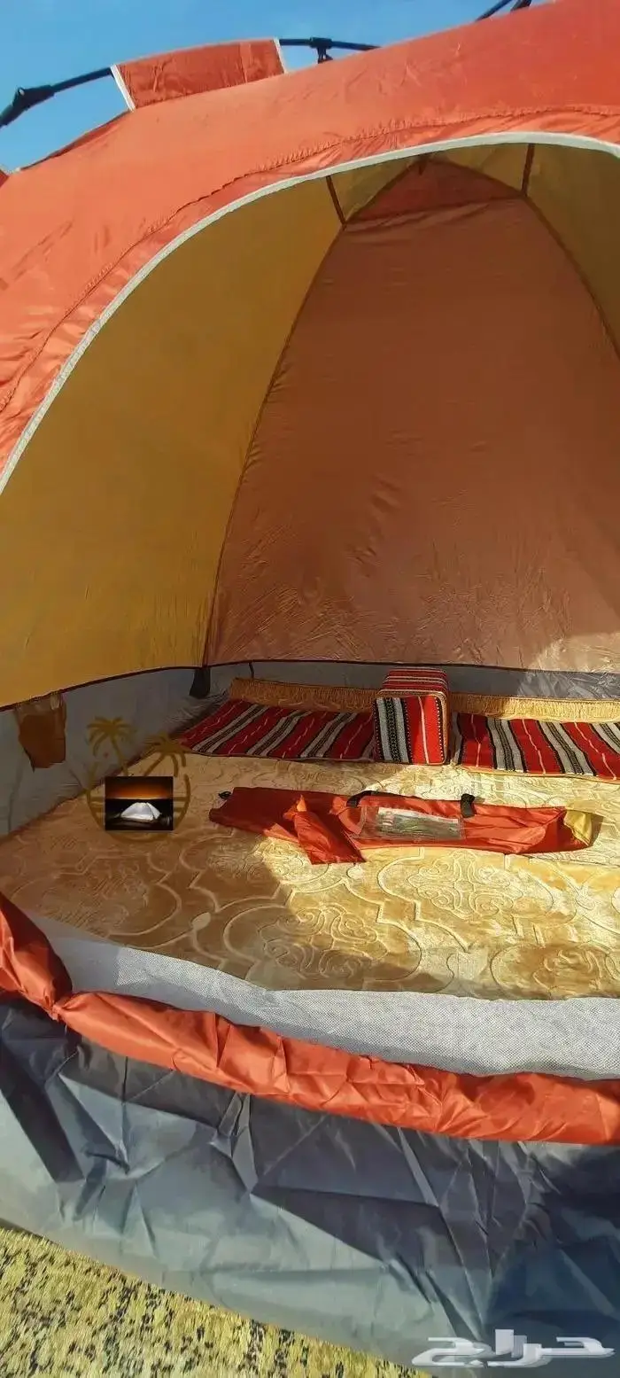 خيمة مبيت _ ناموسيات _ حمام لرحلات 60