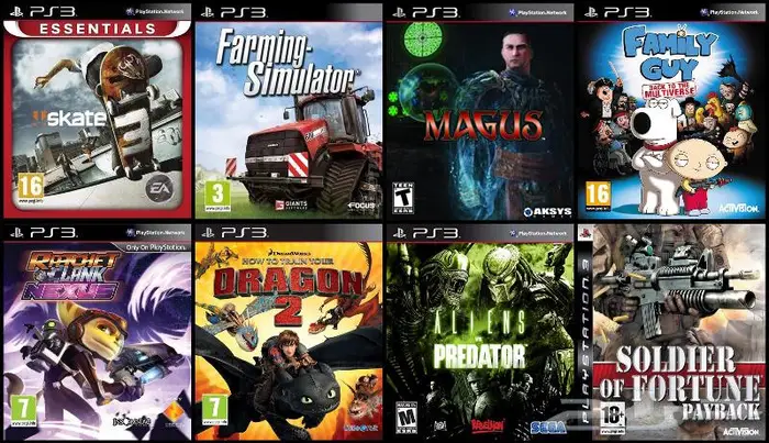 العاب سوني 3 مهكر (تعبئة هاردسك) PS3 3