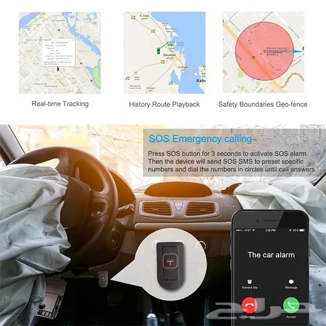 داش كام Jimil JC400 DashCam تدعم مدخل شريحة 4G تتبع 3