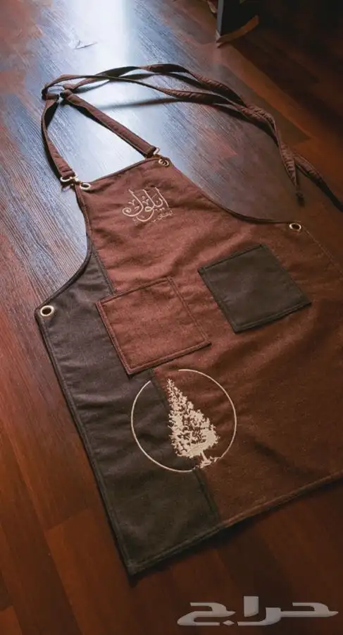 مريلة بشعارك ( تصميم خاص) قماش مقاوم للماء 12