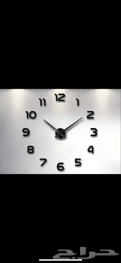 ساعات حائط 3D ( ديكورات داخلية) 47
