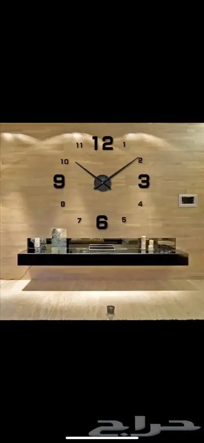 ساعات حائط 3D ( ديكورات داخلية) 44