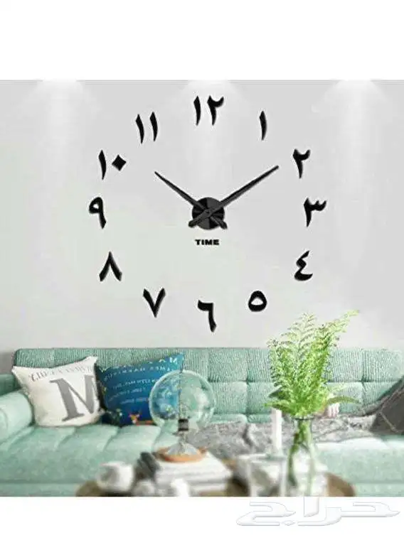 ساعات حائط 3D ( ديكورات داخلية) 23
