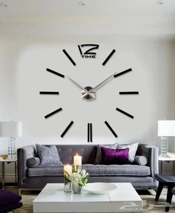 ساعات حائط 3D ( ديكورات داخلية) 33