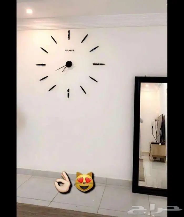 ساعات حائط 3D ( ديكورات داخلية) 1
