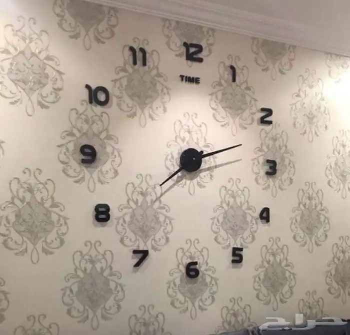 ساعات حائط 3D ( ديكورات داخلية) 12